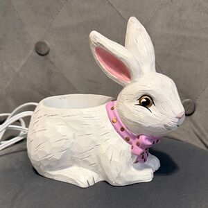 Scentsy White Ceramic Bunny Wax Warmer